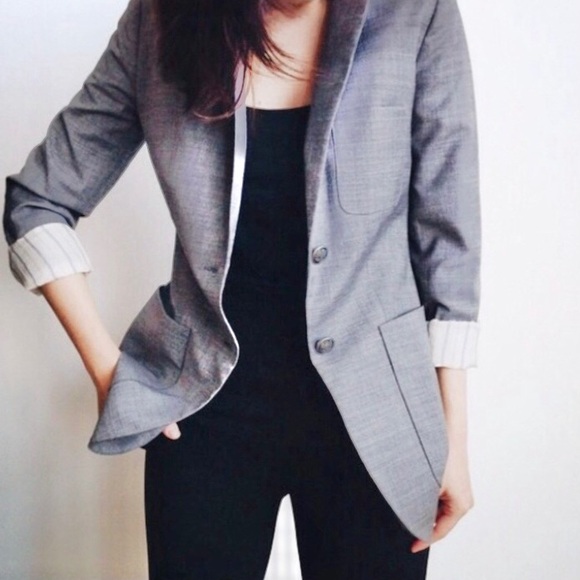 Aritzia Jackets & Blazers - Aritzia Talula Exeter wool blazer gray 2